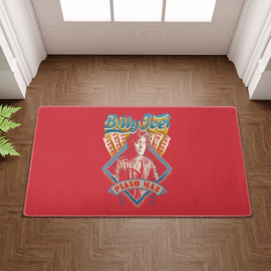 Discover Billy Joel 'Piano Man' (Black) Doormats
