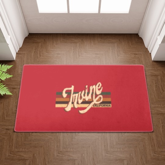 Discover Irvine California Retro Vintage 70s 80s Clothing - Irvine California - Doormats