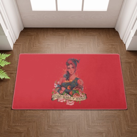Discover Karlach Dommy Mommy of Avernus Boho  Doormats, Baldur's gate 3 merch Doormats, Video games Doormats