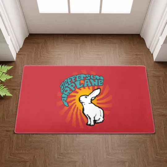 Discover Jefferson Airplane White Rabbit Doormats