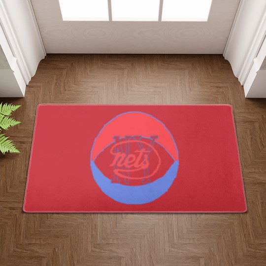 Discover ny nets ABA vintage basketball Doormats
