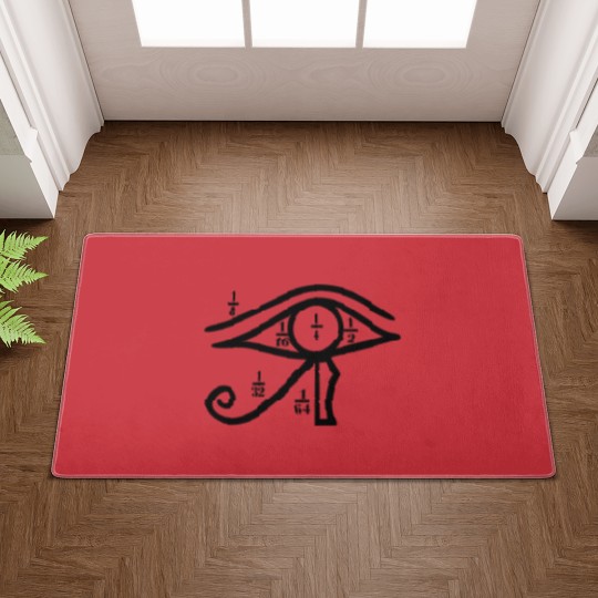 Discover Eye of Horus, Heqat, Fractional Numbers, Egypt Doormats