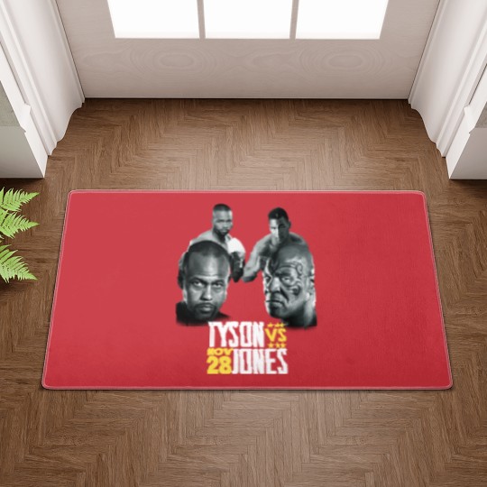Discover Mike Tyson vs Roy Jones JR. Doormats Boxing Legends Super Fight Men's Doormats New