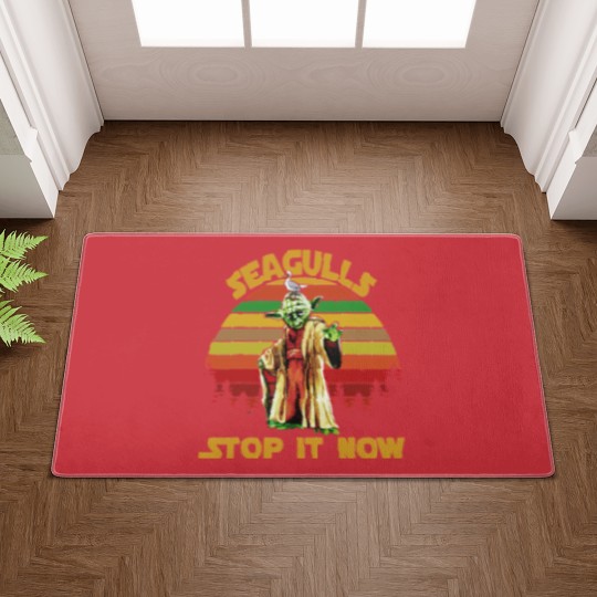 Discover Seagulls Stop It Now Retro Low Doormats
