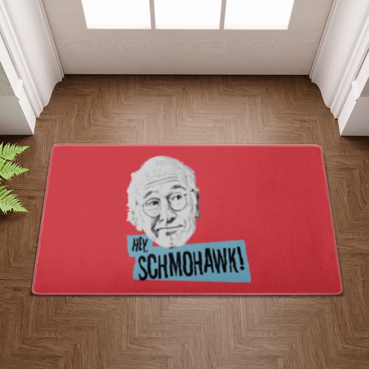 Discover Larry David Curb Your Enthusiasm "Schmohawk"funny Doormats