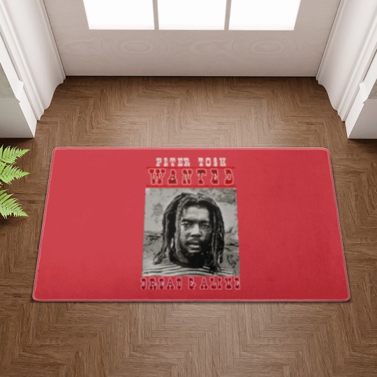 Discover Peter Tosh Wanted Dread And Alive Doormats