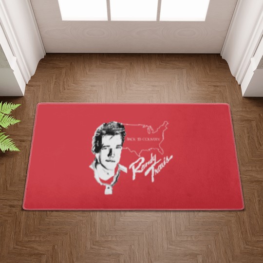 Discover Randy Travis Back to Country 80s Tour Size Medium Doormats