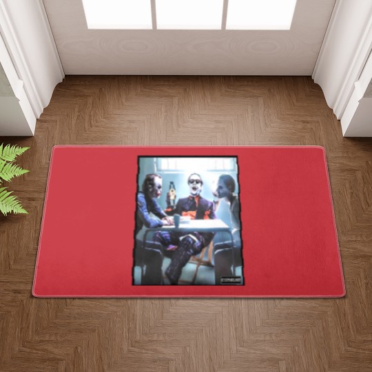 Discover Joker Evolution Heith Ledger Jack Nicholson Jared Leto Doormats