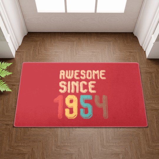 Discover Awesome Since 1954 - Awesome Since 1954 - Doormats