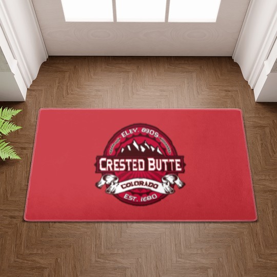 Discover Crested Butte Logo Doormats
