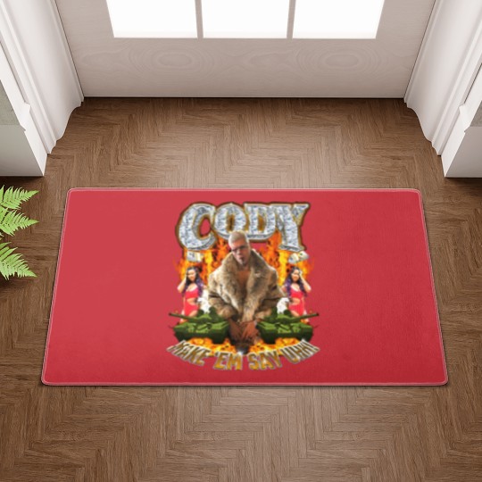 Discover Cody Rhodes Make 'Em Say Uhh Doormats Cotton Men's Doormats