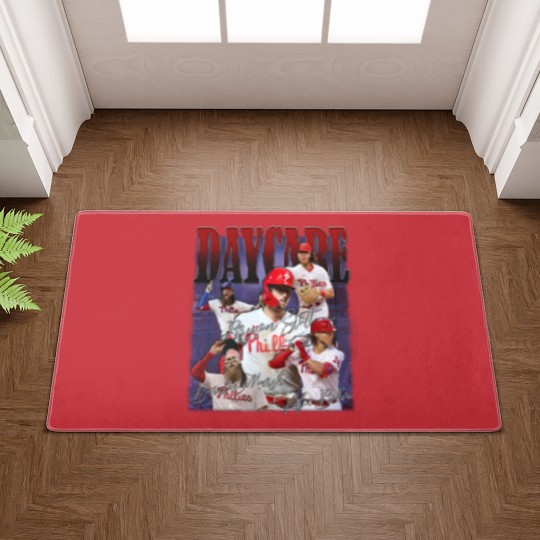 Discover Vintage 90s Daycare Baseball Doormats , Bryson Stott Alec Bohm Brandon Marsh