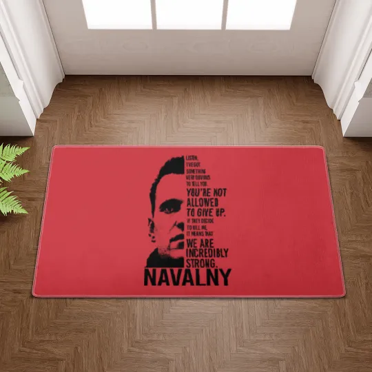 Discover Alexei Navalny Doormats, RIP Alexei Navalny 1976-2024 Doormats