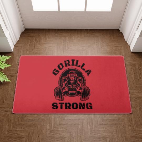 Discover GORILLA STRONG Gym Doormats, Workout Doormats, Gorilla Doormats