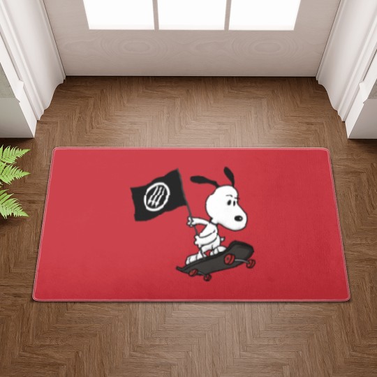 Discover Antifa anti-fascist dog Doormats