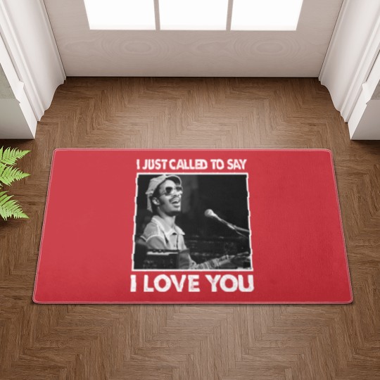 Discover I Just Called To Say I Love You Stevie Wonder Gift Doormats
