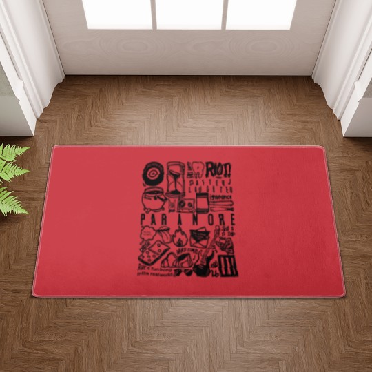 Discover Paramore Tattoo Doormats, 2023 Paramore Tour Doormats