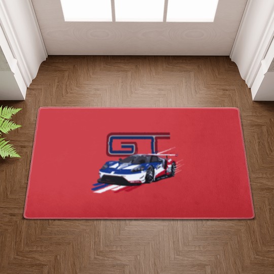 Discover GT IMSA GTLM Race Car Premium Doormats
