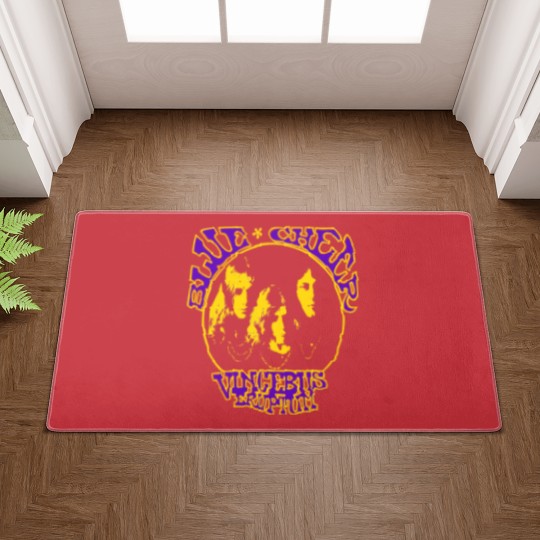 Discover Blue Cheer Cream Band Doormats
