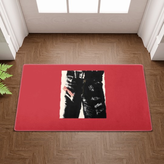 Discover Sticky Fingers album vintage Doormats