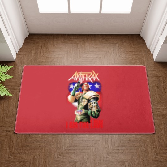 Discover Anthrax Doormats Judge Dredd I AM THE LAW Doormats NEW Heavy Metal Band