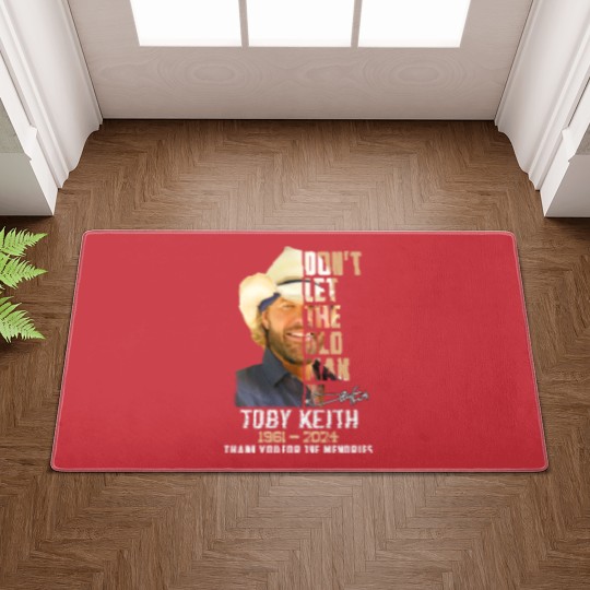 Discover Toby Keith Doormats, In Memory Of Toby Keith 1961 2024 Doormats, Toby Keith Honoring Doormats
