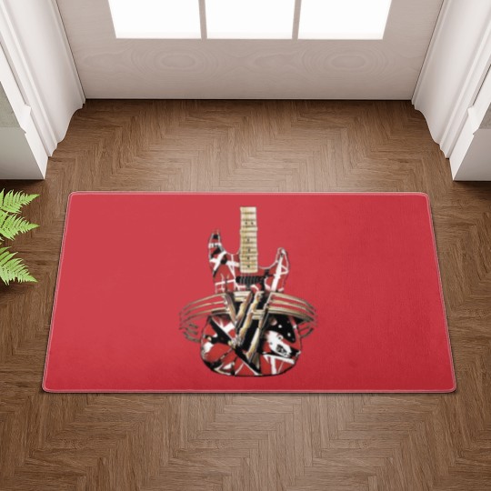 Discover red van guitar halen Doormats