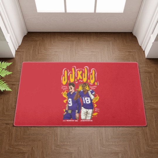 Discover Heavyweight Justin Jefferson x J.J. McCarthy "Championship Mindset" Crewneck Doormats