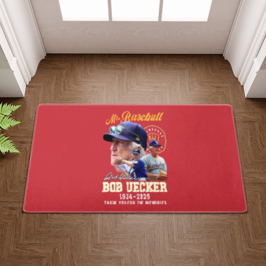 Discover Bob Uecker Mr. Baseball 1934-2025 Thank You - Bob Uecker Mr Baseball 1934 2025 - Doormats