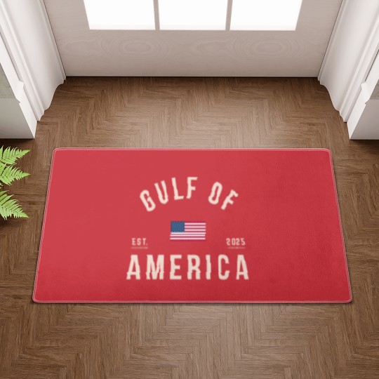 Discover Gulf of America Doormats, Comfort Colors Unisex Patriotic Doormats, United States of America Doormats