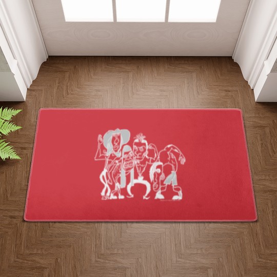 Discover Vintage Red Hot Chili Peppers Doormats 1990  The New Yorker Design