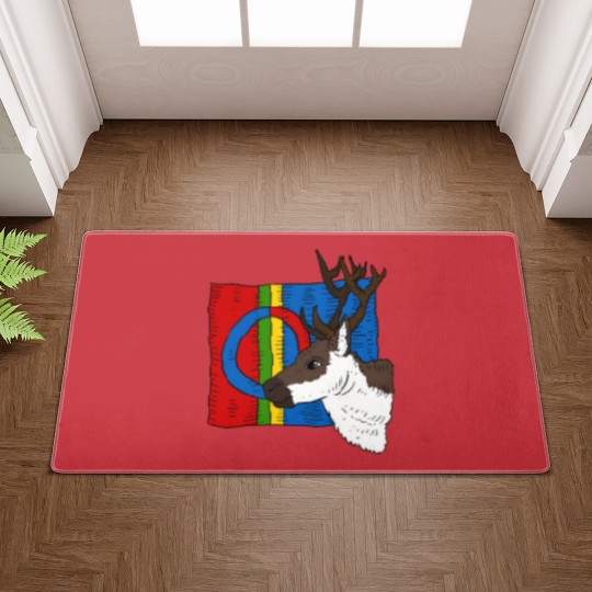 Discover sami flag and reindeer. Sámi people. Doormats