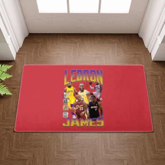 Discover Basketball Legend LeBron James Doormats