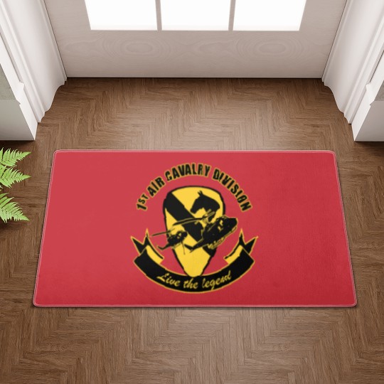 Discover 1st Air Cavalry Division Air Cav - Live The Legend Doormats