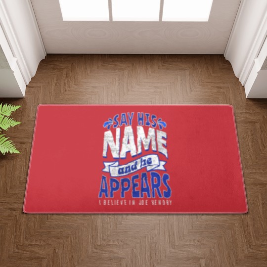 Discover Joe Hendry Say His Name Doormats - Funny Wrestling Graphic Inspired by Joe Hendry for Fans