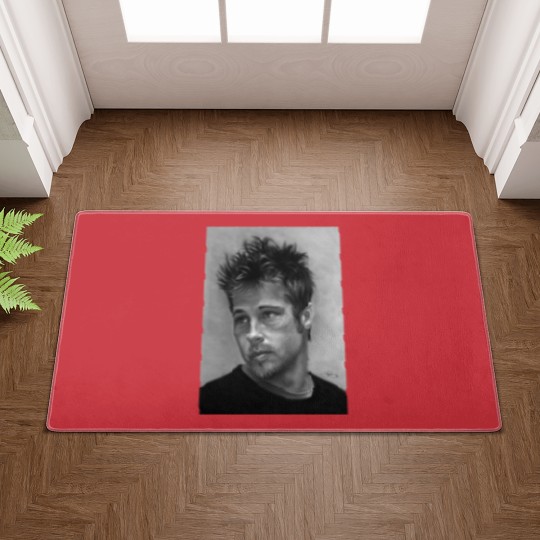 Discover Brad Pitt drawing Classic Unisex Doormats
