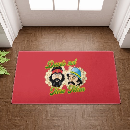 Discover Daves Not Here Man Doormats, Cheech And Chong Doormats