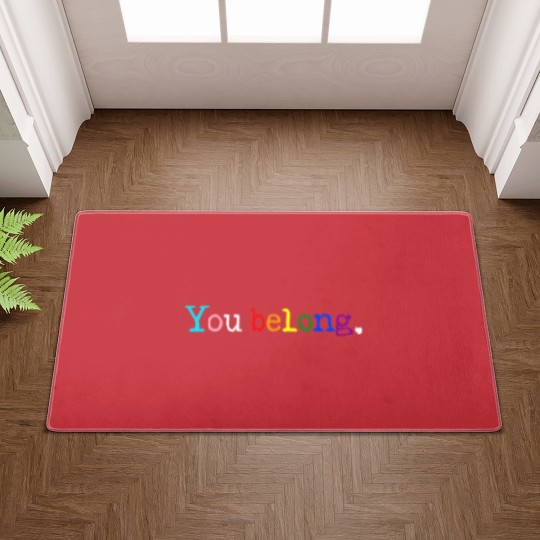 Discover Gay Pride LGBT Support And Respect You Belong Transgender Doormats