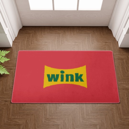 Discover Wink Grapefruit Flavored Soft Drink Soda Pop Logo Doormats
