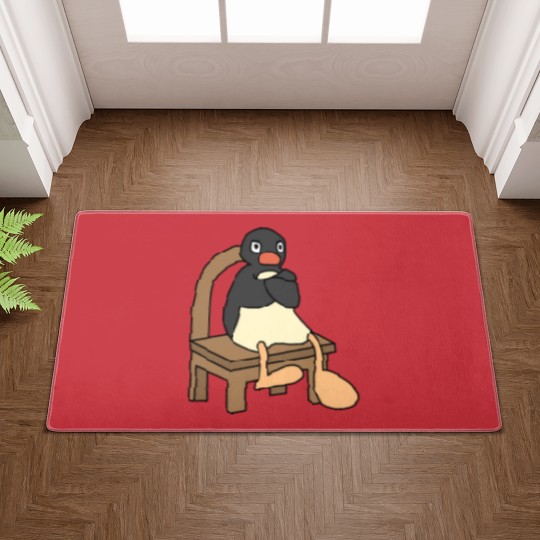 Discover Angry Pingu Classic Doormats