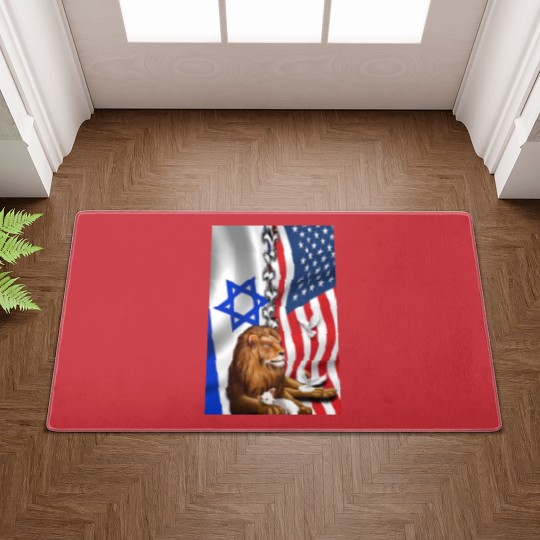 Discover American Israel Israeli Flag, Lion Of Judah American Israeli Flag Doormats