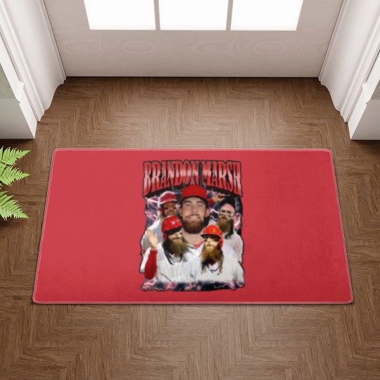 Discover Bran!don Marsh Doormats, Brandon Baseball Player Marsh Doormats