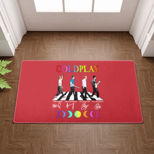 Discover Coldplay Band Doormats Round