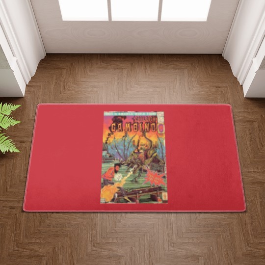 Discover Comic World Tour Gambino  Comic World Tour Gambino Doormats
