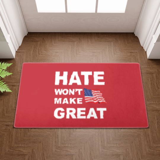 Discover Hate Won't Make US Great Men's Woman's Classic Ame Doormats