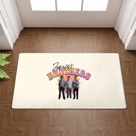 Discover Jonas Brothers Weve Been on Pink - Jonas Brothers Merch Doormats