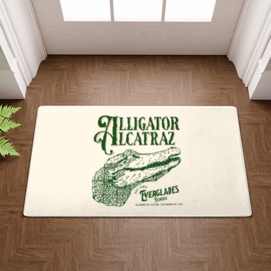 Discover Alligator Alcatraz Doormats, Everglades Florida Parody,  Swamp Humor Doormats, Dark Humor Doormats