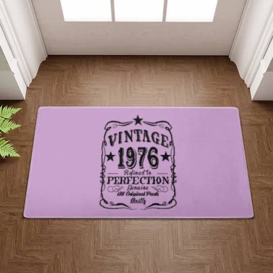 Discover Vintage 1976 Doormats, 47th Birthday Gift, 47th Birthday Doormats