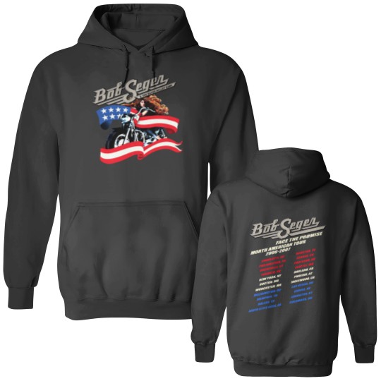Discover New Bob Seger  Double Sided Hoodies North American Tour 2006-7