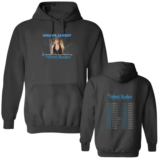 Discover Miranda Lambert Velvet Rodeo 2023 Tour Double Sided Hoodies